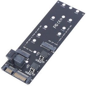 Resim M.2 Ngff To Sata Veya M.2 Nvme To Sff-8643 Pcıe Ssd Sata Adaptörü 