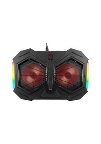 Resim Rampage AD-RC11 Spider 15" - 17" RGB Çift Fanlı Yükseklik Ayarlı Notebook Soğutucu 