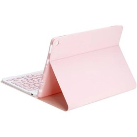 Resim Lenovo Tab M11 11 Bt Klavye Mouse+stand Kılıf-bkk6 Pembe 