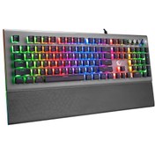 Resim Rampage KB-R101 IMPRESSIVE Full RGB Kristal Switch Mekanik Gaming Oyuncu Klavyesi TR Rampage