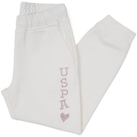 Resim U.S. Polo Assn. Kız Çocuk Krem Jogger Eşofman Altı 50317895-VR256 