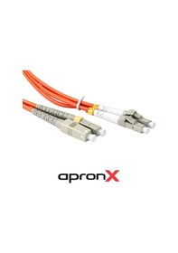 Resim 3 Metre Sc-lc Mm Om2 50/125 Dx Patch Kablo Patch Cord Apx-pc20311 