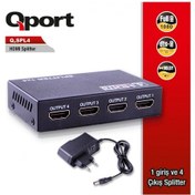 Resim QPORT Q-SPL4 4 PORT FHD HDMI ÇOKLAYICI 