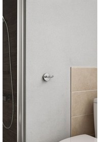 Resim Fi Banyo Askısı, İkili - Krom Krom 