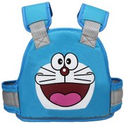 Resim Mavi Çizgi Film Kedi Desenli Çocuk Kayışlı Düşme Önleyici Güvenlik Kemeri 