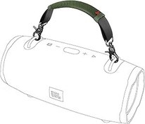 Resim Desing Wish Çıkarılabilir hoparlör sap bandı, JBL Xtreme/Xtreme 2/Xtreme 3/W-King X10/Zealot S67 ile uyumlu, taşınabilir, kablosuz Bluetooth hoparlör, dış mekan seyahat hoparlörü (yeşil) 