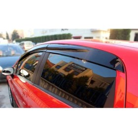 Resim Omsa 2020SPS28 DACIA DUSTER Cam Rüzgarlığı Sert Plastik-Mugen Sport Stil Rüzgarlık 2010 Sonrası 4 Parça (Önler ve Arkalar) 