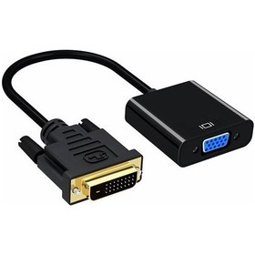 Resim DVI To VGA Aktif Dönüştürücü Kablo (Dvi-D Erkek - Vga) DVI VGA 