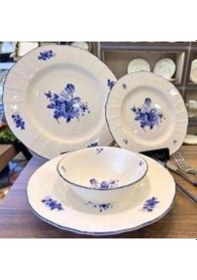 Resim Roy Kıng Blue Garden 62 Prç. Yemek Takımı 