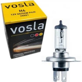 Resim Vosla Vs28881 H4 12v P43t Tırnaklı Halojen Ampul 10'lu Paket 