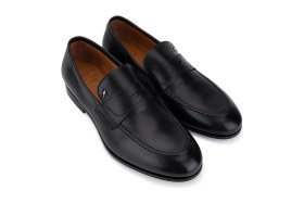 Resim Rossi Erkek Hakiki Deri Siyah Loafer Ayakkabı 668 264K Erk Ayk SK25-26 Nero 