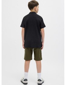 Resim Jack & Jones Jorluke Crınkle Ss Jnr Siyah Erkek Çocuk Gömlek 000000000102257533 Siyah 