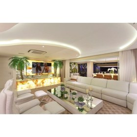 Resim LUXURY VİLLA Luxury Üstü Aynalı Orta Sehpa 70x180 Yükseklik 30cm Renk Seçeneği Vardır 