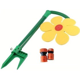 Resim Willowhaven Sarı Ayçiçeği Bahçe Fıskiyesi - Dayanıklı Ayarlanabilir Hortum Başlığı Pembe Çiçek 