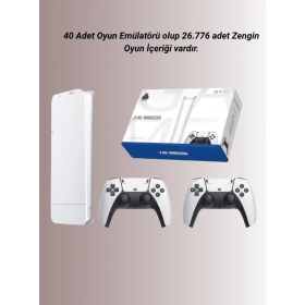 Resim Azrlya M15 Retro Konsol - 20.000 Oyunlu, Çift Gamepadli, 4K HDMI - Lisinya 
