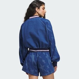 Resim adidas SST Denim Graphic Varsity Bomber Kadın Ceket 