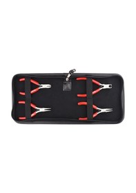 Resim Ceta Form H30-W04 Elektronikçi Pense Seti 4 Parça Deri Çantalı 