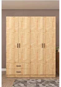 Resim Ases Mobilya Ases Hdf5358 Genç Odası Gardırop Ve Çalışma Masası Hediyeli Beyaz - Safir Meşe Safir Meşe 