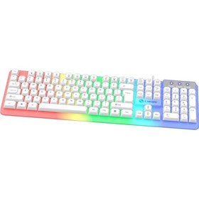 Resim Suntek Mekanik Oyun Klavyesi Pc Kaymaz Kadın Erkek Su Beyaz 