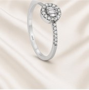 Resim Ariş Pırlanta Fantezi Bagetli Yüzük 