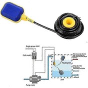 Resim 4m Kablolu Tank İçin Su Seviyesi Şamandıra Anahtarı 220v 10a 8m 