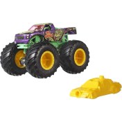 Resim Wheels Monster Trucks 1:64 Arabalar, Büyük Tekerlekli, FYJ44 