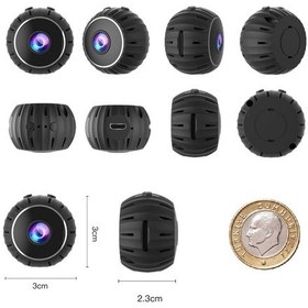 Resim Wevolt X10 1080P Ultra Mini Wifi Gece Görüşlü Mini Dv Kamera 