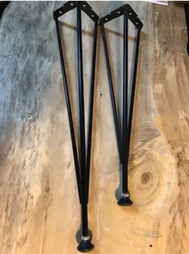 Resim EVMİXX 4'lü 33 Cm Sehpa,masa Zigon Sehpa Firkete Tel Ayak Bank Bench Metal Ayak Koltuk Ayaklar 