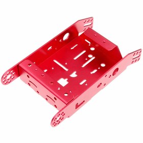 Resim Alkatronik Alüminyum Robot Araba Gövdesi Metal Şase Stem Eğitim Mbot Çizgi İzleyen Yarışma Diy Oyuncak Endüstri 