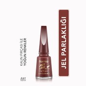 Resim Flormar Jelly Look Yoğun Pigmentli ve Jel Görünümlü Oje JL61 Plum It Up 