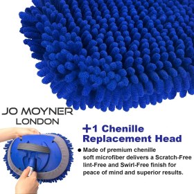 Resim Jo Moyner Mikrofiber Püsküllü Araba Yıkama Temizleme Fırçası Araba Yıkama Mopu Yedek Başlığı 1 Adet JM532 Model Için 