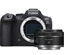 Resim Canon EOS R6 Mark II Body + RF 50mm 1.8 STM Lens 