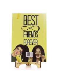Resim Star Global Lastikli Noktalı Sert Kapak Best Friend Defter 