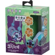 Resim Volkano Disney Stitch Kablolu Kulaklık Çocuk Kulaklığı Lisanslı Hediye Stıckerlı DY-10903-ST 