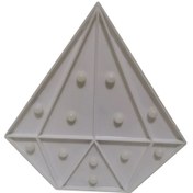 Resim Lemestar Beyaz Elmas Desenli Led Dekoratif Gece Lambası - Odalar İçin Dekor Ve Aydınlatma Aleti, Sevgili Hediyesi Pil Dahil Değil Beyaz 