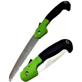 Resim 180 Mm Katlanır Bıçaklı Bıçkı İnce Diş Bahçe Budama Testeresi Keskin Dişli Mandallı Testere 