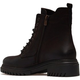 Resim Venüs Kadın Hakiki Deri Postal Günlük Bot 25k 1950865k Z Koyu Kahve Koyu Kahve 