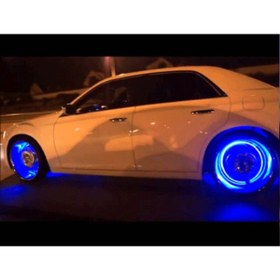 Resim Çokuygunuz Hareket Sensörlü Led Işıklı Araç Bisiklet Sibop Kapağı 2 Adet 