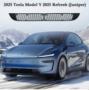 Resim Cloudstore Tesla Model Y Juniper 2025 Ön Bagaj Hava Giriş Izgarası 2 Adet Siyah 