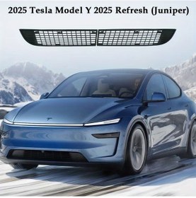 Resim Cloudstore Tesla Model Y Juniper 2025 Ön Bagaj Hava Giriş Izgarası 2 Adet Siyah 