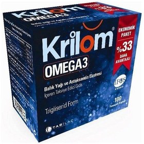 Resim Krilom Omega 3 100 Yumuşak Kapsül 