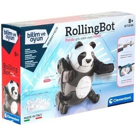 Resim Clementoni Rolling Bot - Panda Gibi Takla Atan Robot 