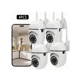 Resim Willowhaven Y108 4pcs Akıllı Güvenlik Kamerası 1080p Gece Görüşü 355 Panoramik Ptz Wifi 