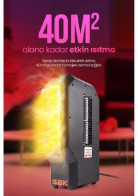Resim Gbk Mühendislik Ve Makine Fanlı Isıtı 3400w Ev, Atölye, Ofis, Prefabrik Yapı İçin Uygun 