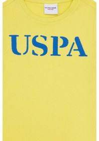 Resim U.S. Polo Assn. Çocuk Basic Bisiklet Yaka Tişört Cıtron 