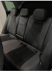 Resim Skoda Karoq 2018-2025 Arka Sırt 2+1 Kolcaklı Model - Oto Koltuk Kılıfı 