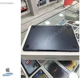 Resim İkinci El 7/24 MACBOOK AIR M3 13,6 İNÇ 8/256GB DEVİR 115 9AY GARANTİLİ 