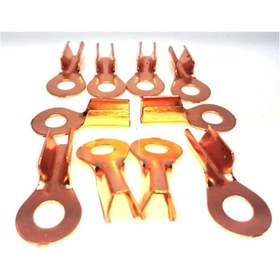 Resim Yağmur Akü Kablo Ucu 16 Bakır Pabuç Terminal 10 Adet 