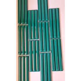 Resim Armada Çini 7x21 Cm Bambu Yeşil Çini Seramik 