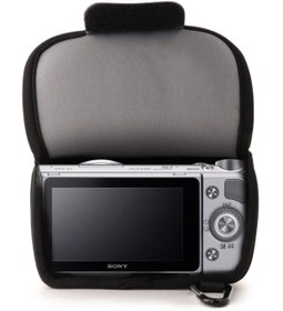 Resim MegaGear Sony Alpha A5100, A5000 Nex-5T Neopren Fotoğraf Makinesi Kılıfı 